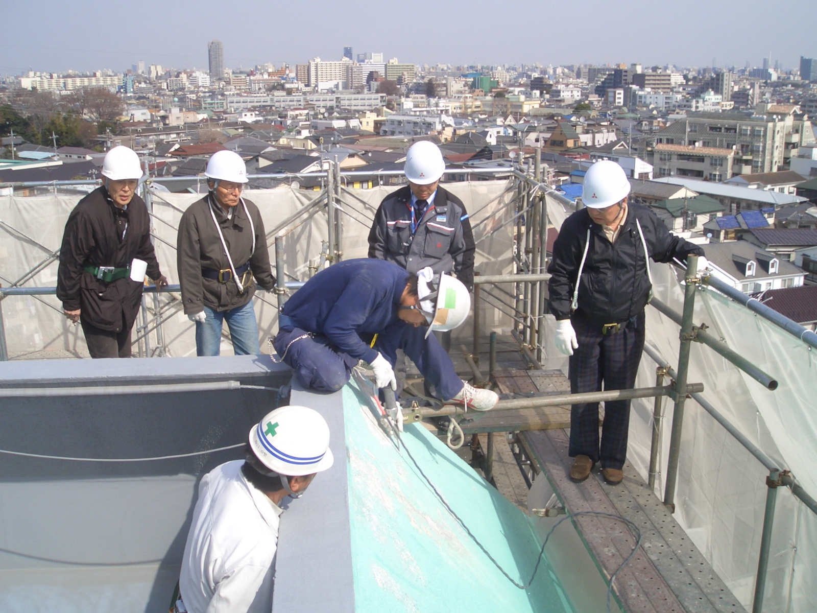 外壁塗装の劣化状況調査